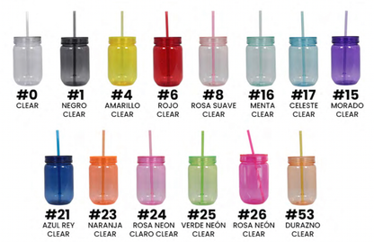 Mason Colors • Personalizados • 12 o 24 pz