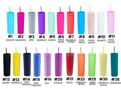 Skinny Tumble mate • Personalizados • 12 o 24 pz